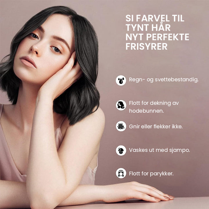 Hårfärgpulver med Volym Effekt - Grå Dekning