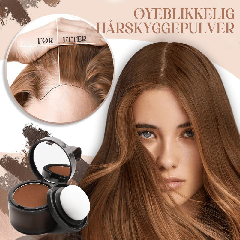 Hårfärgpulver med Volym Effekt - Grå Dekning
