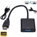 Universell HDMI till VGA-omformer för skjermer
