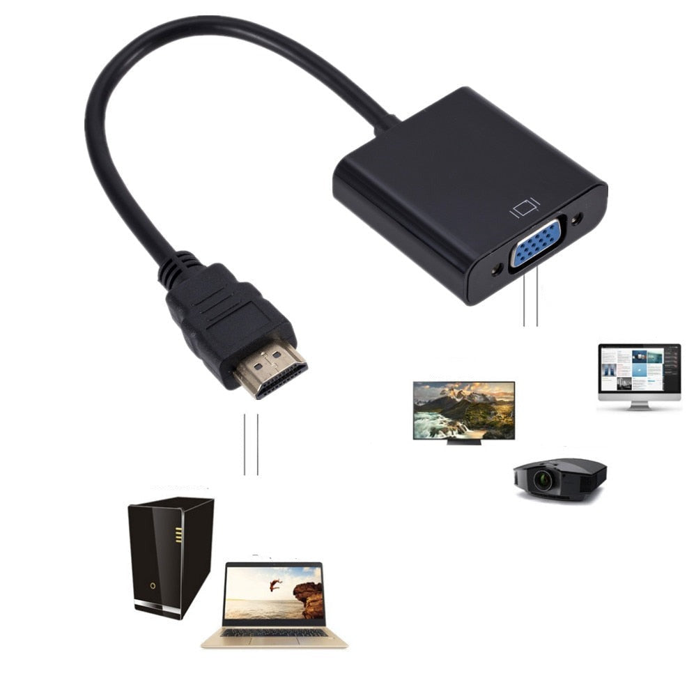 Universell HDMI till VGA-omformer för skjermer