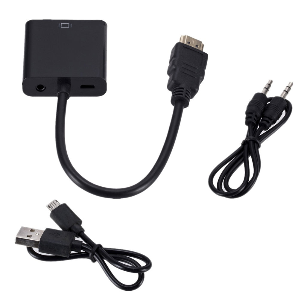 Universell HDMI till VGA-omformer för skjermer