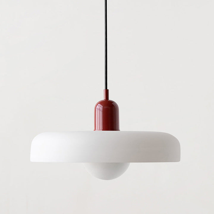 Hengende Lampa i Färgat Glas för Hemmet – Modern Belysning
