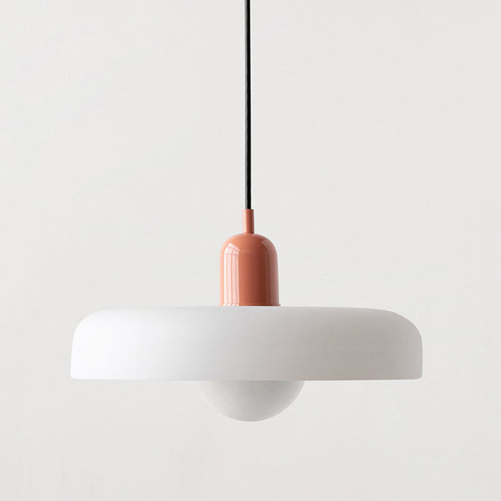 Hengende Lampa i Färgat Glas för Hemmet – Modern Belysning