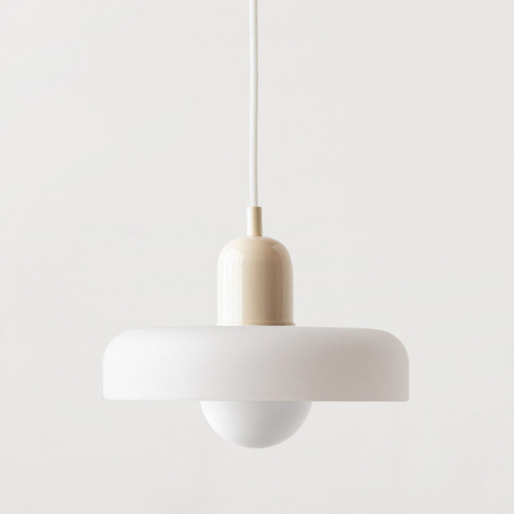 Hengende Lampa i Färgat Glas för Hemmet – Modern Belysning