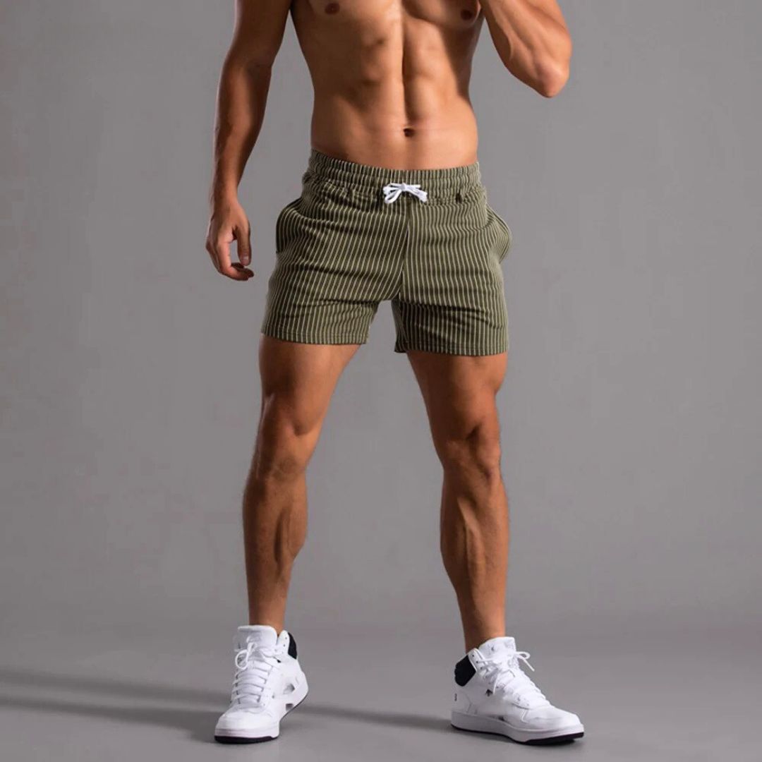 Herr Athleisure Shorts: Stilfull Komfort för Träning och Fritid