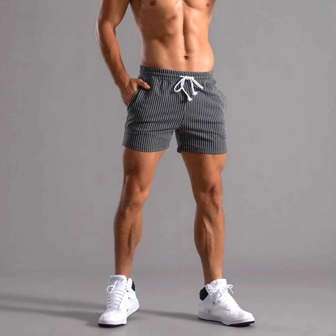 Herr Athleisure Shorts: Stilfull Komfort för Träning och Fritid