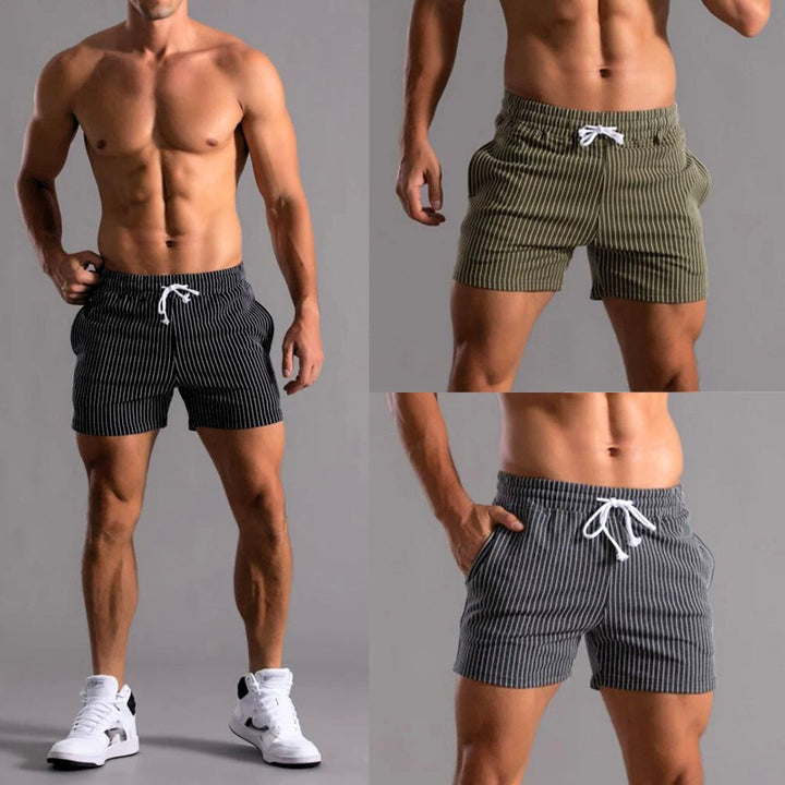 Herr Athleisure Shorts: Stilfull Komfort för Träning och Fritid