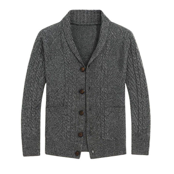 Herr Avslappnad Cardigan Jacka – Komfort och Stil