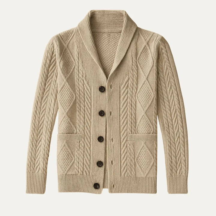 Herr Avslappnad Cardigan Jacka – Komfort och Stil