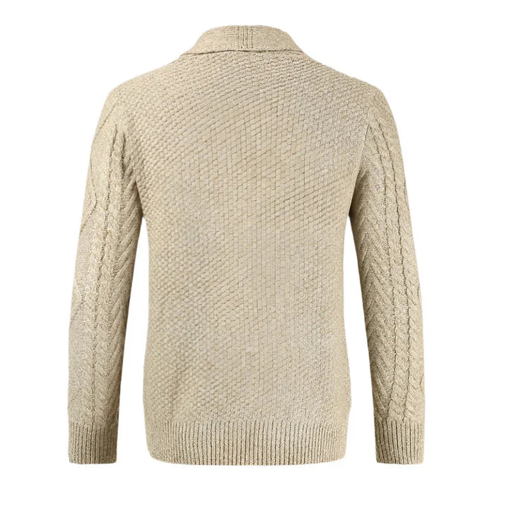 Herr Avslappnad Cardigan Jacka – Komfort och Stil