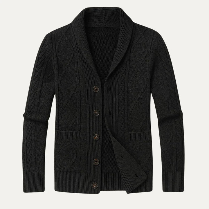 Herr Avslappnad Cardigan Jacka – Komfort och Stil