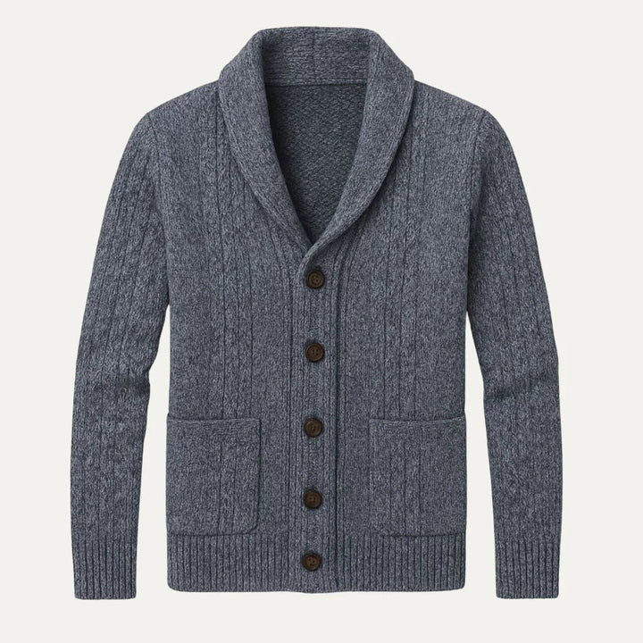 Herr Avslappnad Cardigan Jacka – Komfort och Stil