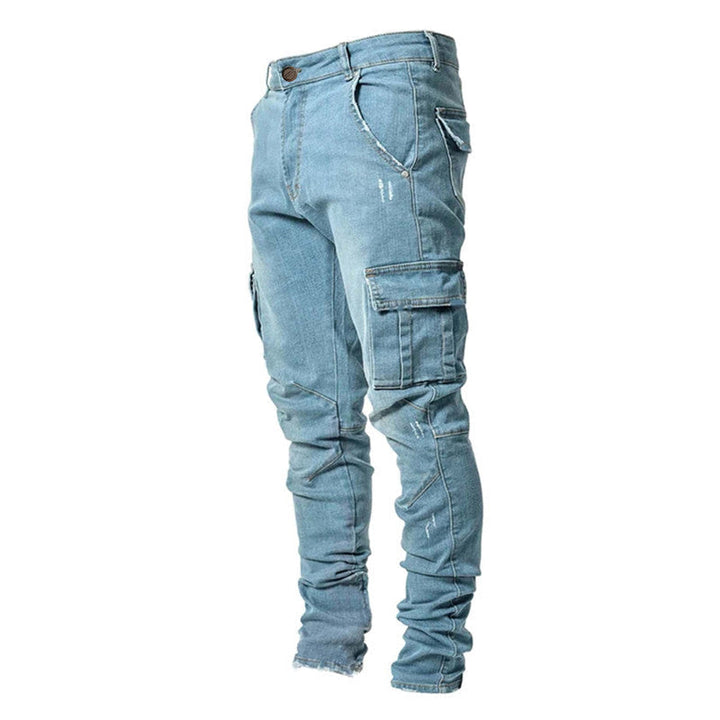Herr Cargo Jeans: Flexibel Komfort och Praktisk Stil