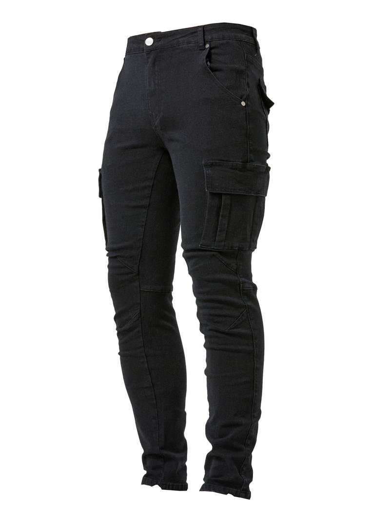 Herr Cargo Jeans: Flexibel Komfort och Praktisk Stil
