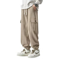 Herr Cargo Sweatpants med Elastisk Midja för Komfort