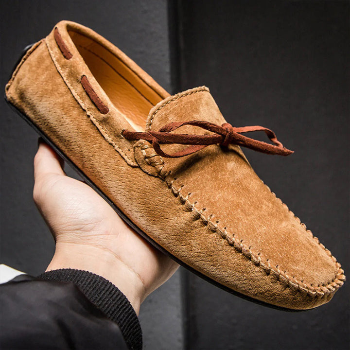 Herr Loafers Slip-On Modern Design med Robust Sula