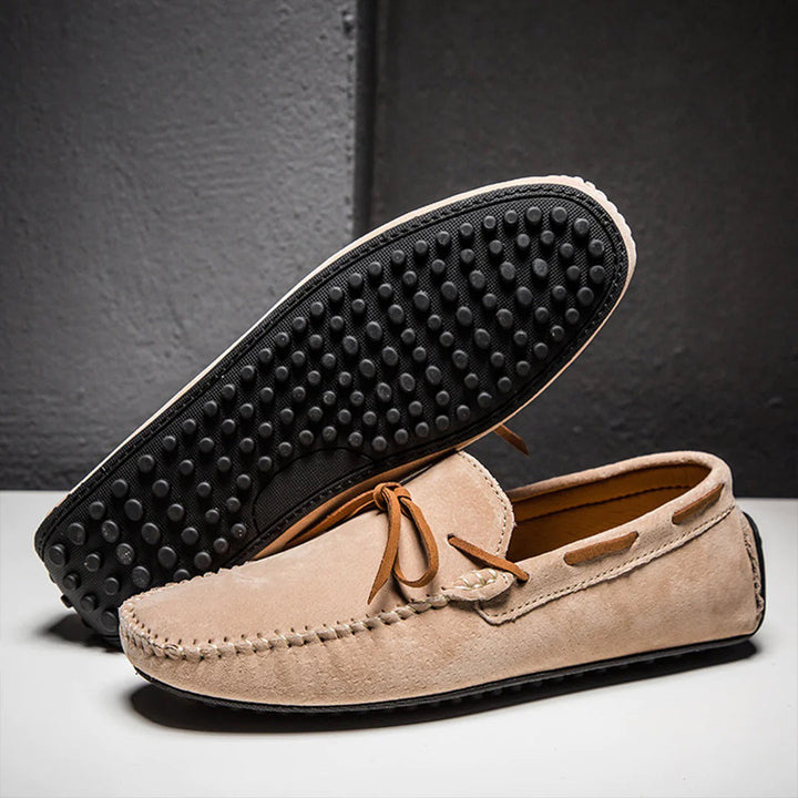 Herr Loafers Slip-On Modern Design med Robust Sula