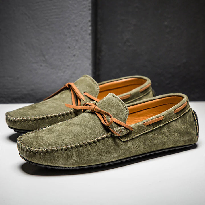 Herr Loafers Slip-On Modern Design med Robust Sula
