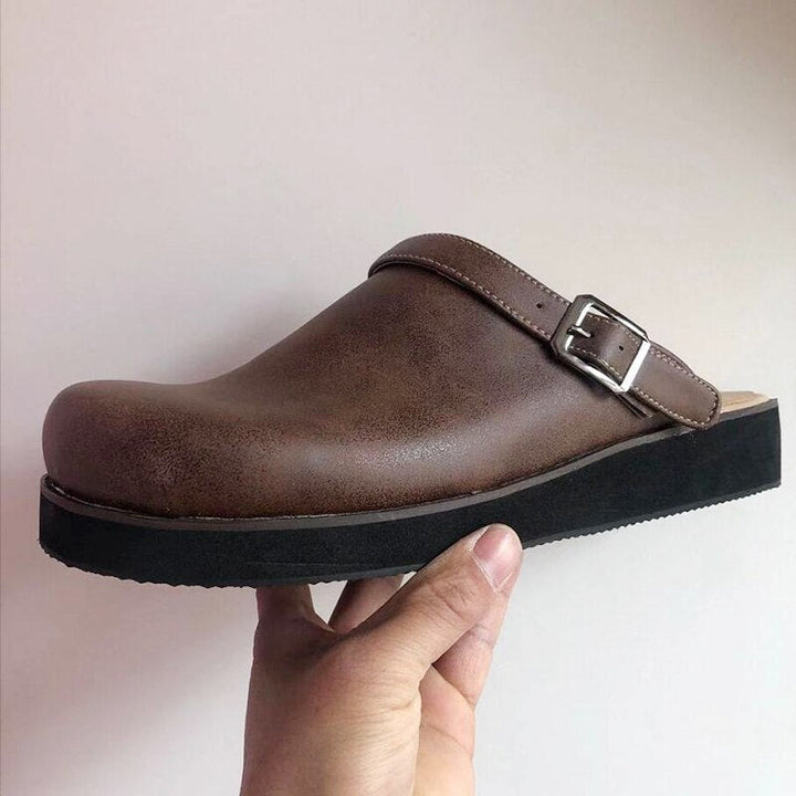 Herr Ortopediska Sandaler - Komfort och Stöd för Daglig Användning