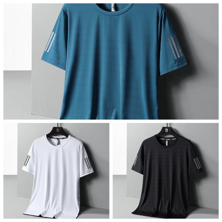 Herr Lös Passform Pullover – Hurtigtörkende &amp; Bekväm