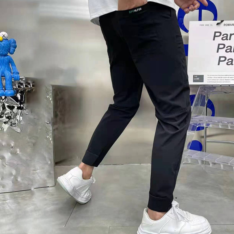 Herr Skinny Cargo-byxor - Flera Fickor | Hög Stretch
