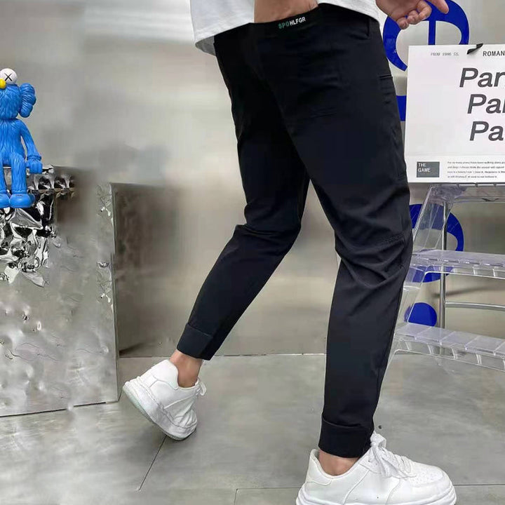 Herr Skinny Cargo-byxor - Flera Fickor | Hög Stretch