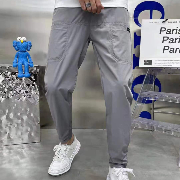 Herr Skinny Cargo-byxor - Flera Fickor | Hög Stretch