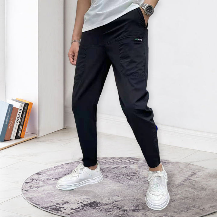 Herr Skinny Cargo-byxor - Flera Fickor | Hög Stretch