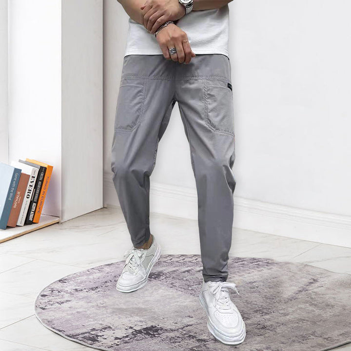 Herr Skinny Cargo-byxor - Flera Fickor | Hög Stretch