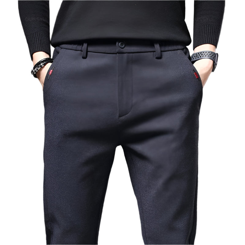 Herr Slim Fit Byxor – Komfort och Stil för Varje Tillfälle
