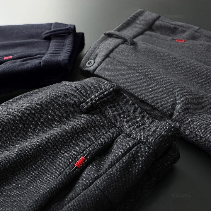 Herr Slim Fit Byxor – Komfort och Stil för Varje Tillfälle