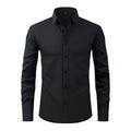 Herr Slim-Fit Skjorta – Bekväm & Rynkefri