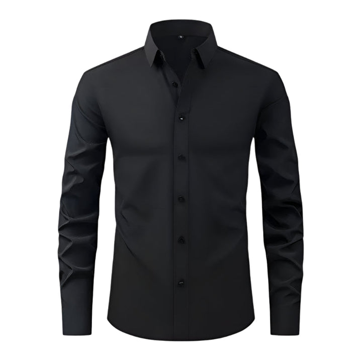 Herr Slim-Fit Skjorta – Bekväm &amp; Rynkefri