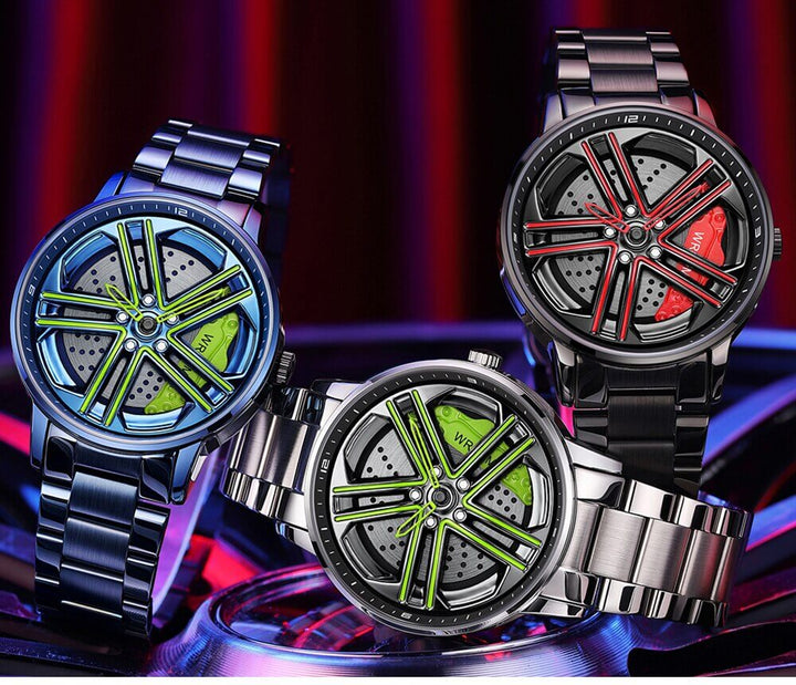 Herr Spinning Hjulklokke med Unik Design