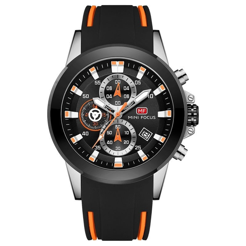 Herr Sport Kronografklokke – Robust och Multifunktionell