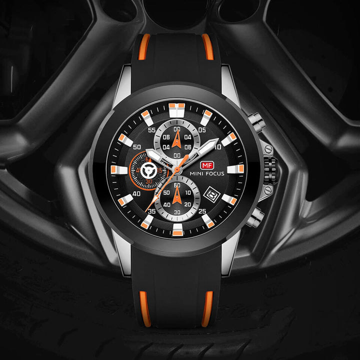 Herr Sport Kronografklokke – Robust och Multifunktionell
