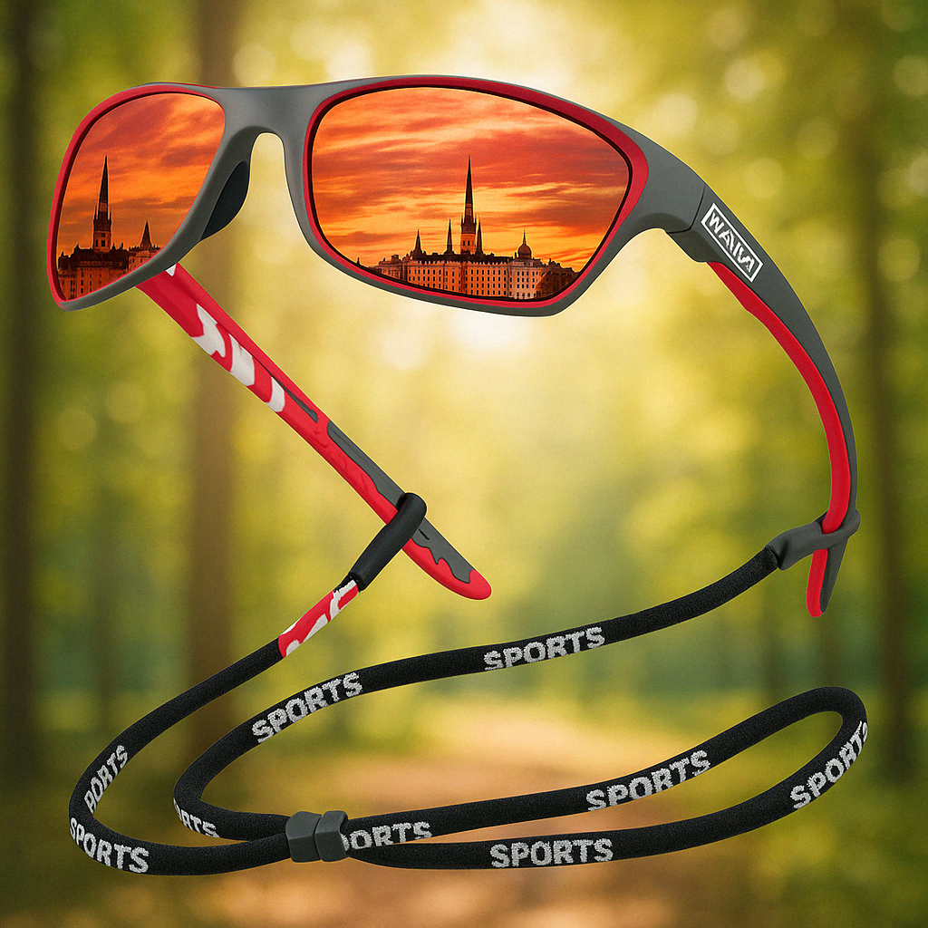 Herr Solbriller - Sports Polariserende UV400 Linser
