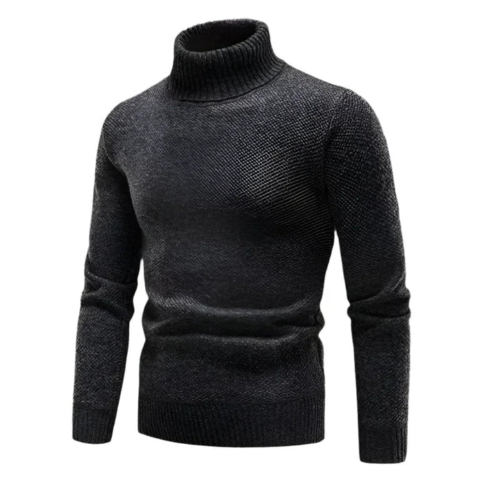 Herr Turtleneck Tröja i Klassisk Stil