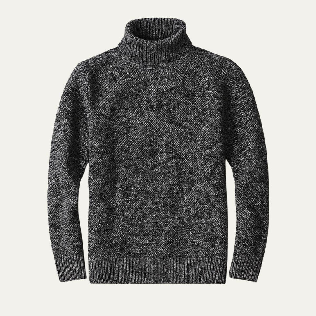 Herr Turtleneck Tröja i Klassisk Stil