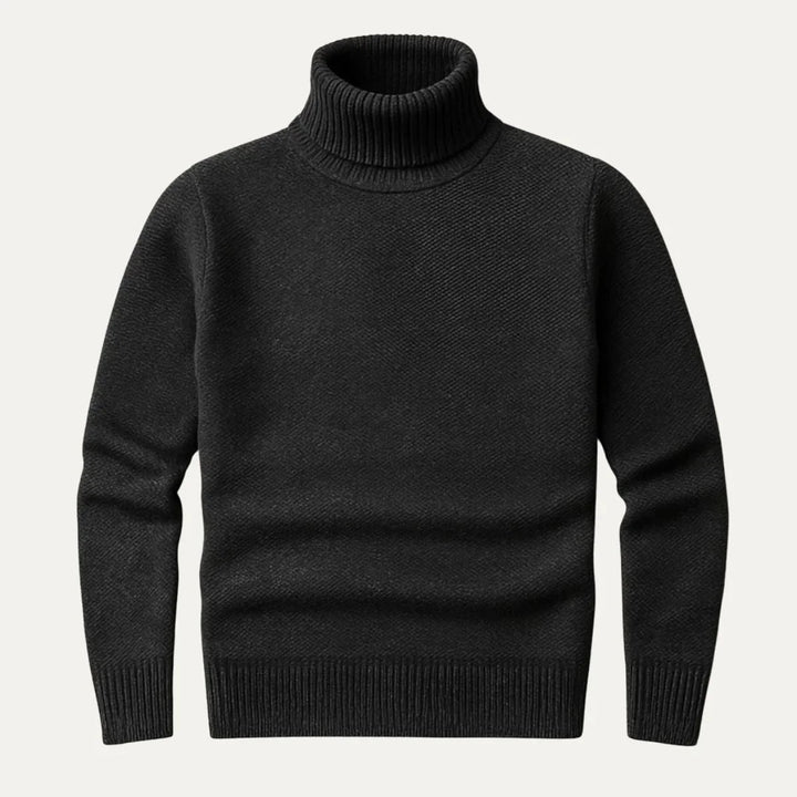 Herr Turtleneck Tröja i Klassisk Stil