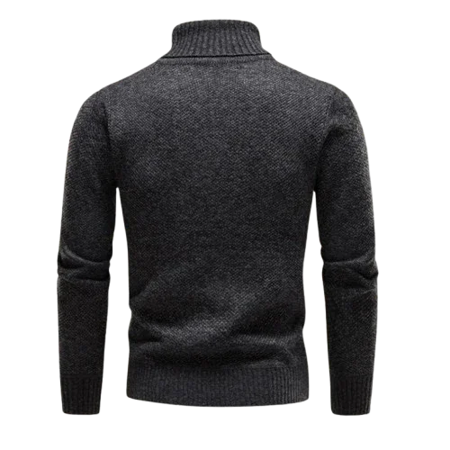 Herr Turtleneck Tröja i Klassisk Stil