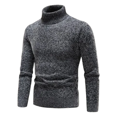 Herr Turtleneck Tröja i Klassisk Stil