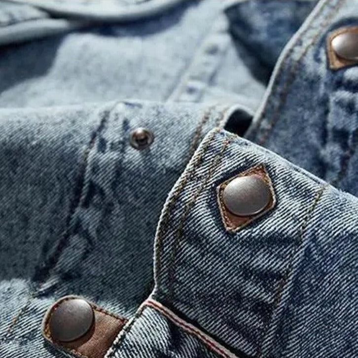 Herr Vintage Jacka – Tidlös Stil för Alla Tillfällen