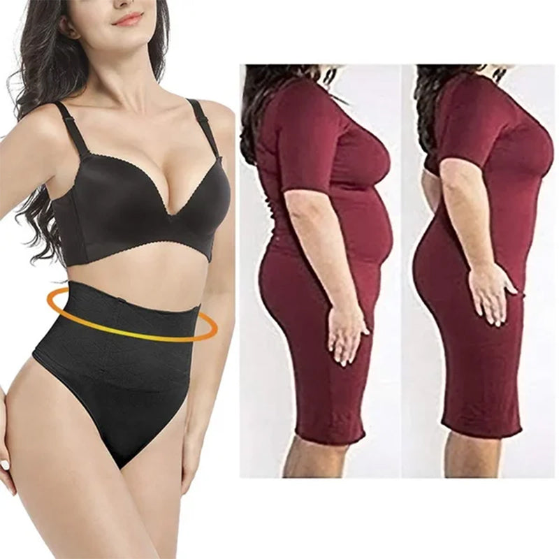 Magekontroll Thong - Hög Midja | Booty Lift &amp; Komfort