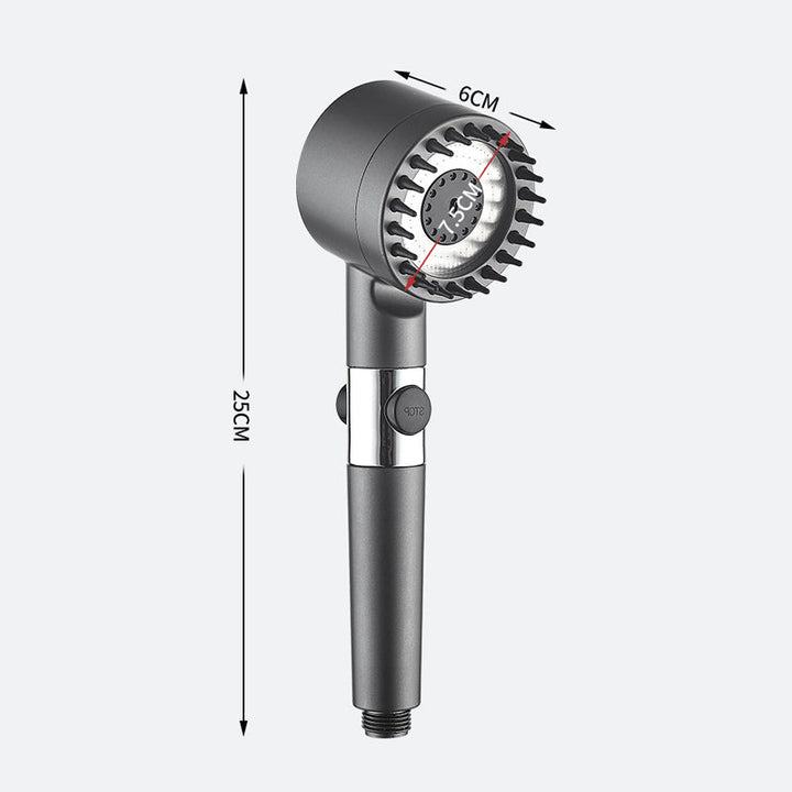 Högtrycksdusjhode - Innovativt dusjfilter med 3 moduser