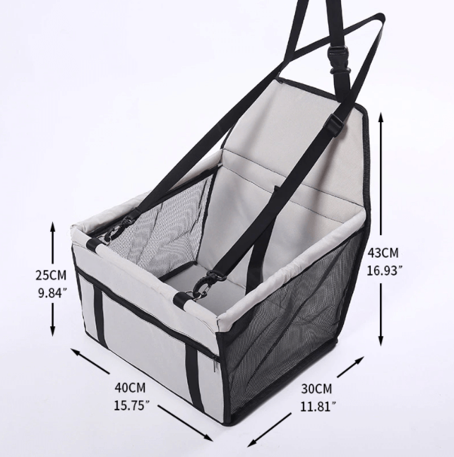 Hundebilstol för Säker Resor – 40x30x25cm