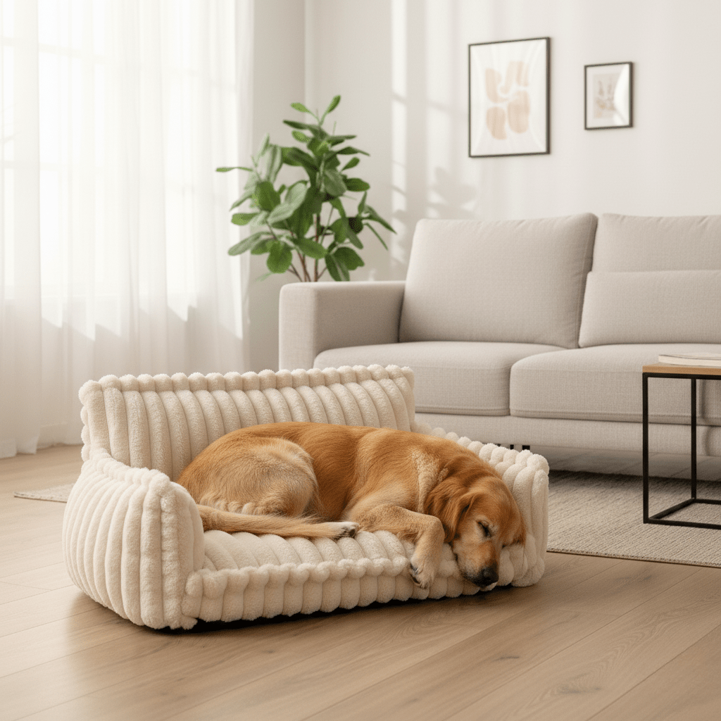 Hundesofa för Kjäledyr med Hevet Kant