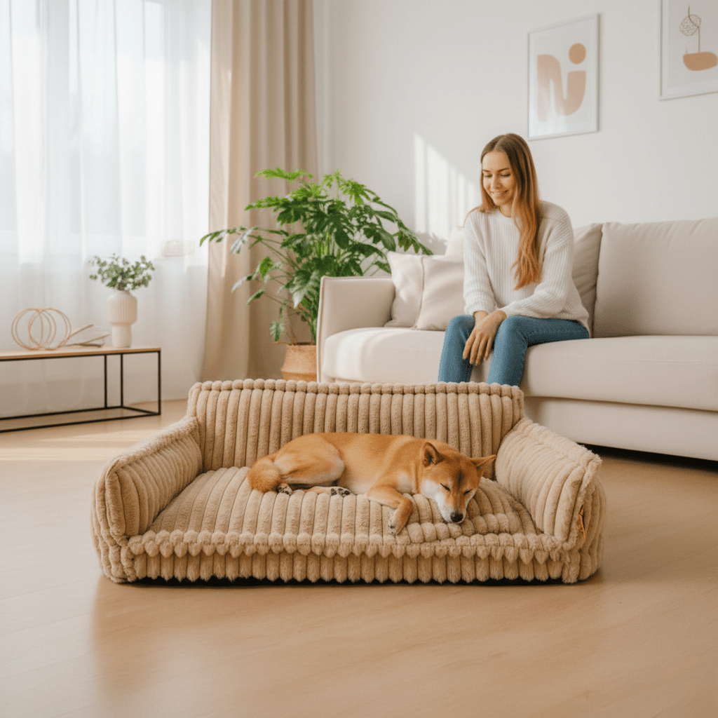 Hundesofa för Kjäledyr med Hevet Kant