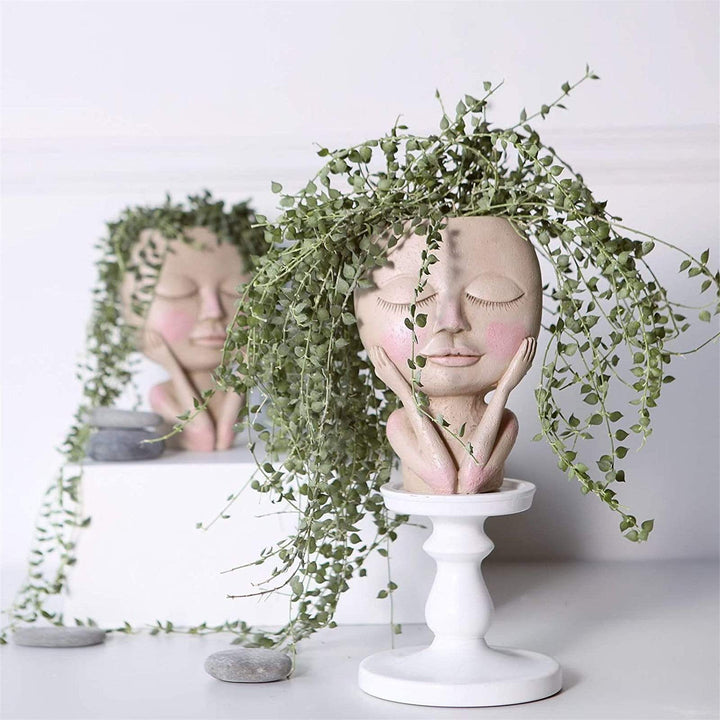 Ansiktsblomsterpotte för Inomhus Användning