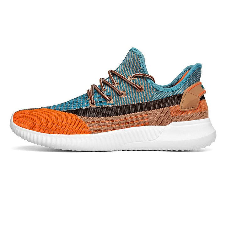 Herr Komfort Sneakers | Andningsbar Vevd Design